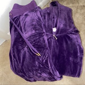 Velvet Deep Purple Tracksuit/Sweatsuit